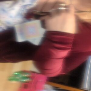 Lularoe size medium new with tags velvet soft and look burgundy but a shiny